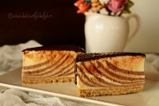 cheesecake fara coacere cu glazura de ciocolata