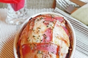 drob de piept de pui in bacon