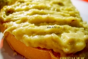 salata de vinete pe paine prajita