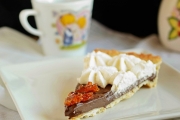 tarta cu ciocolata si ghimbir caramelizat
