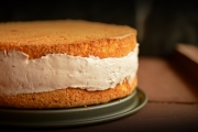 asamblare tort cu crema mascarpone