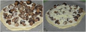 Pizza cu ciuperci